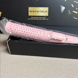 WavyTalk 360•Airflow Pink Hair Styler NIB